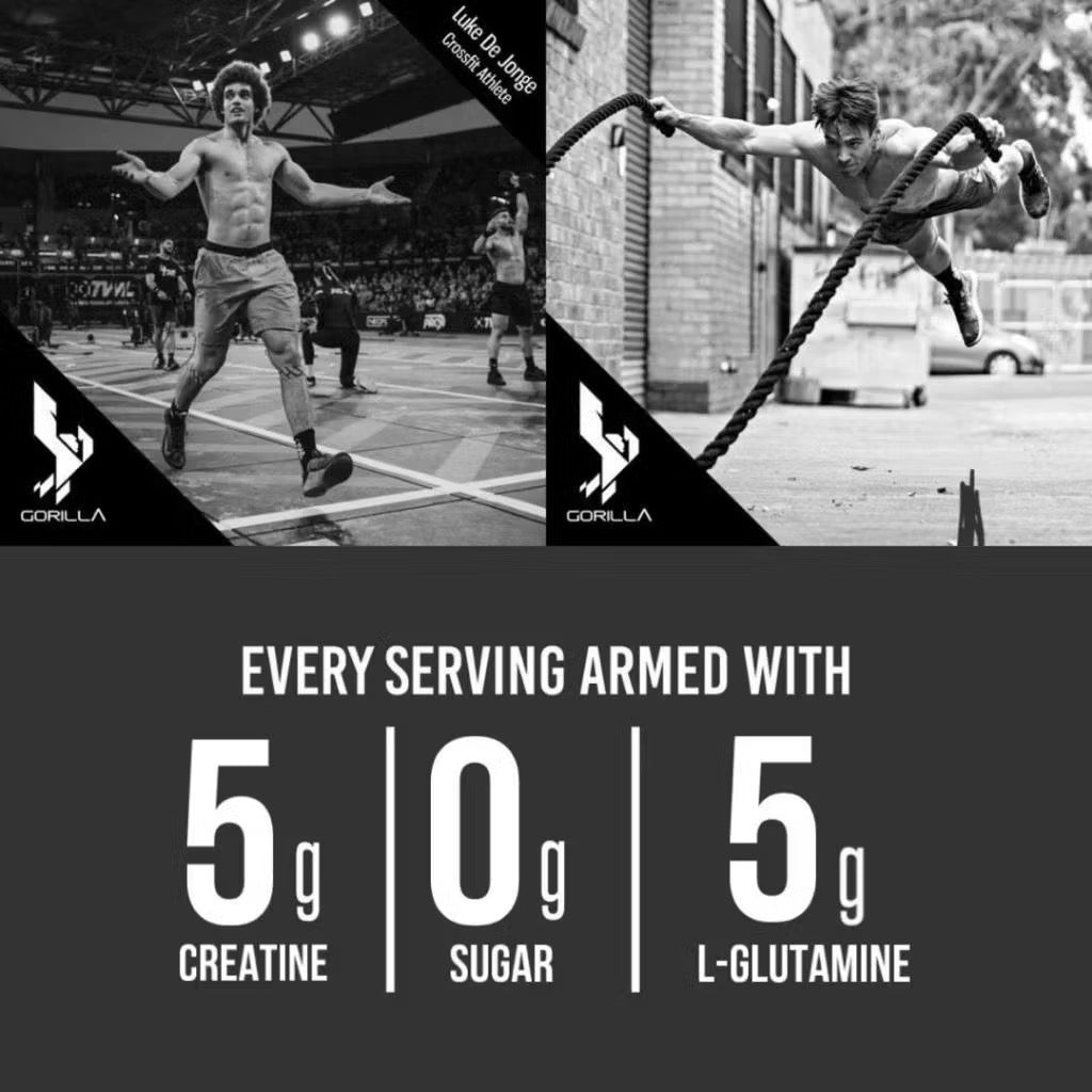 GORILLA Creatine + Glutamine 600g | Mike Syarul Series