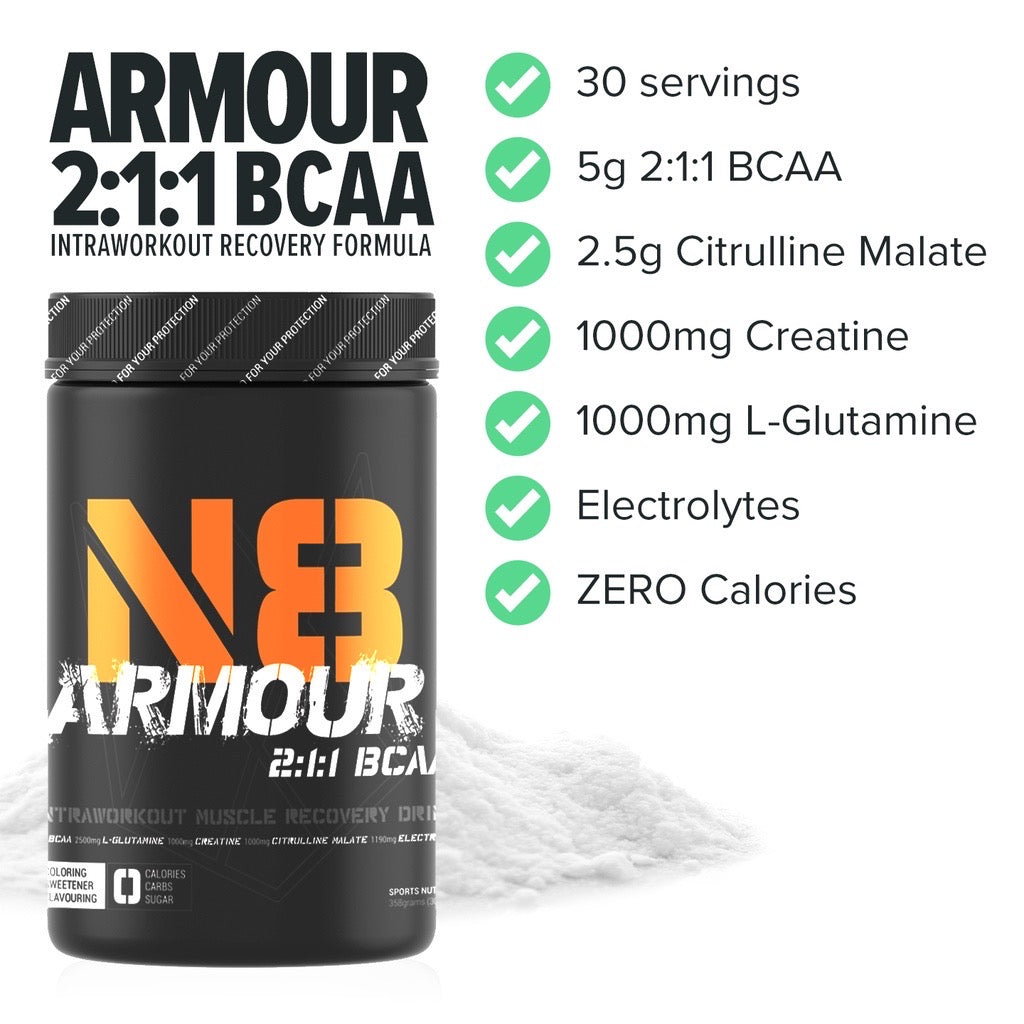 N8 ARMOUR 2:1:1 BCAA (330g)