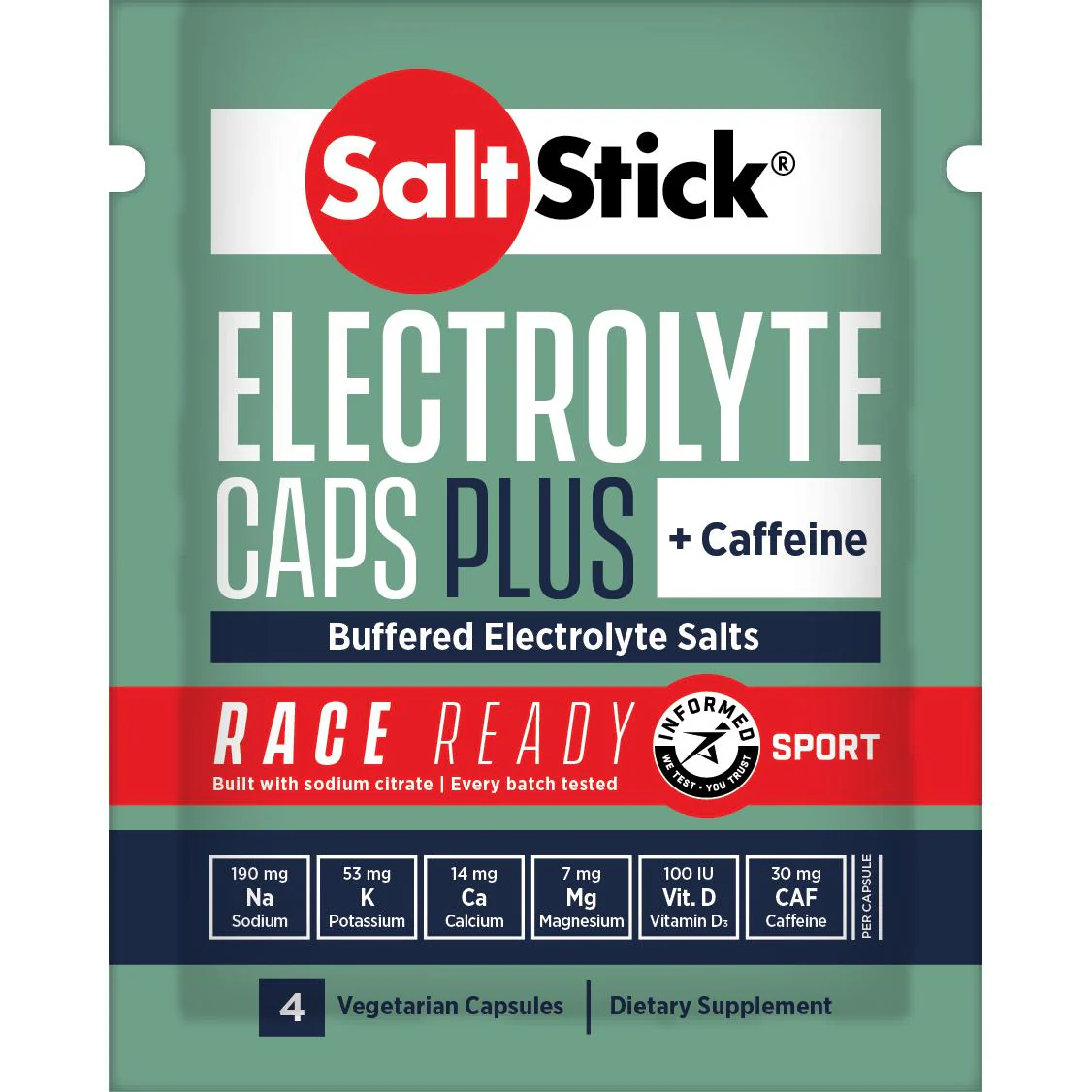SaltStick Caps Electrolyte (4 Caps/Pack)