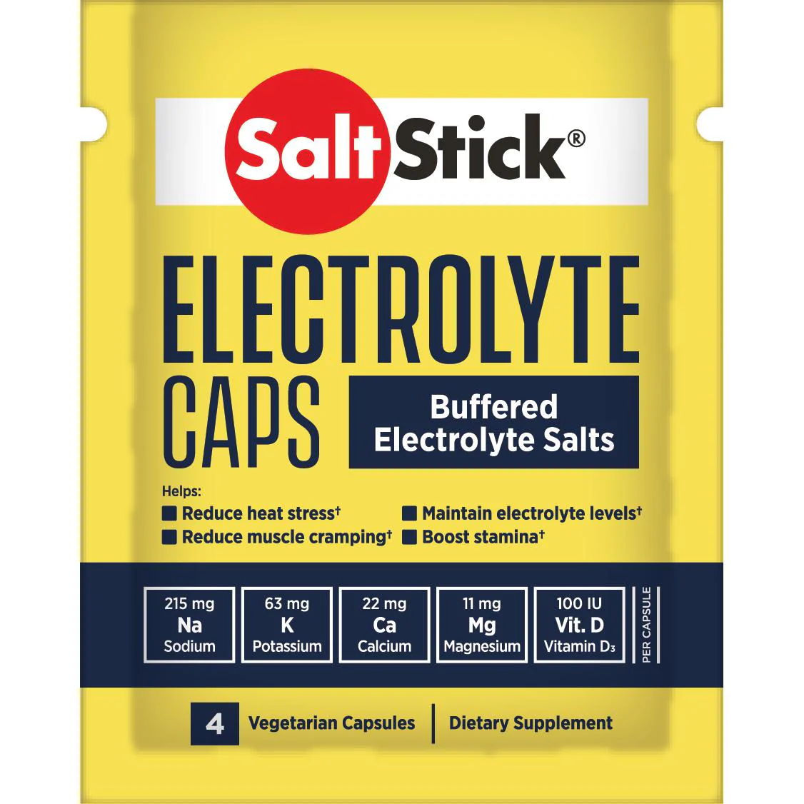 SaltStick Caps Electrolyte (4 Caps/Pack)