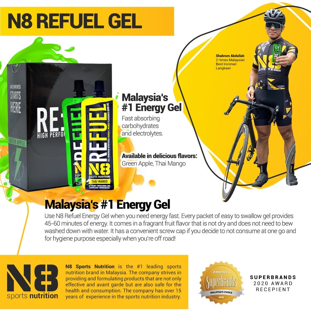 N8 REFUEL ENERGY GEL - Sachet