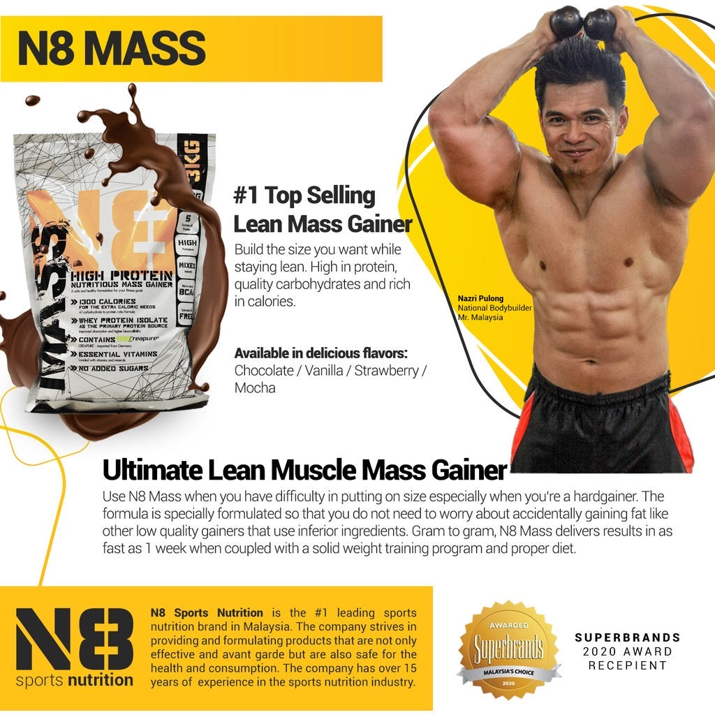 N8 Mass Gainer (3kg)