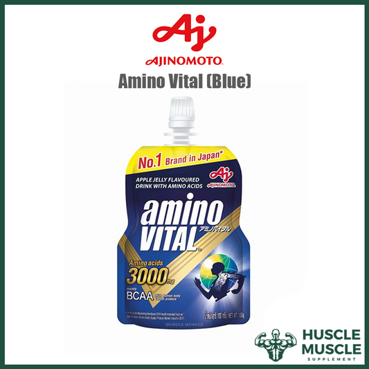 AJINOMOTO Amino Vital Blue – BCAA Sport Jelly Drink (1 x 100g Pouch)