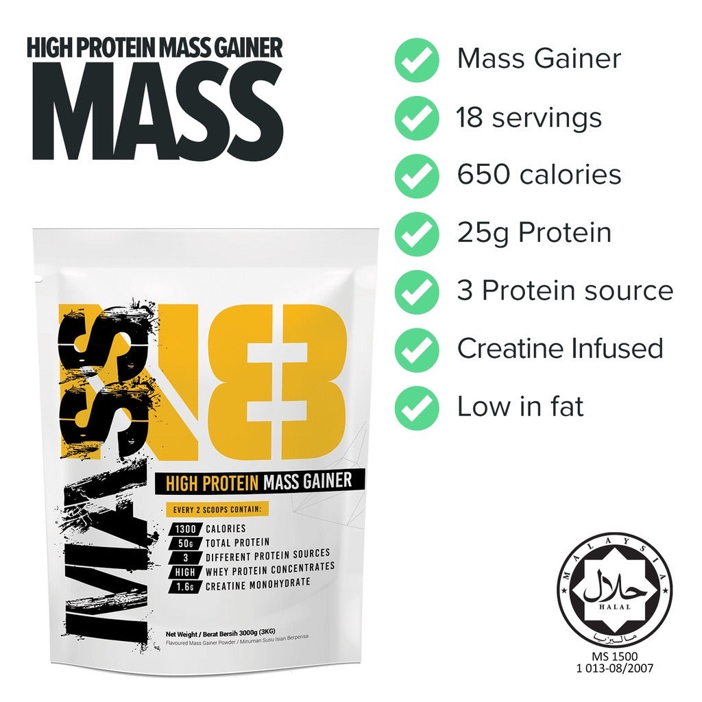 N8 Mass Gainer (3kg)