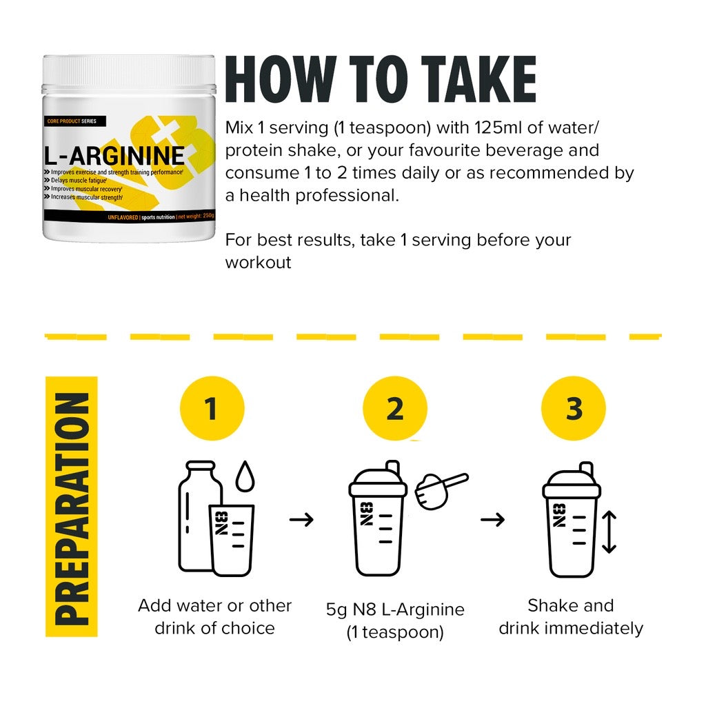 N8 L-ARGININE 250g